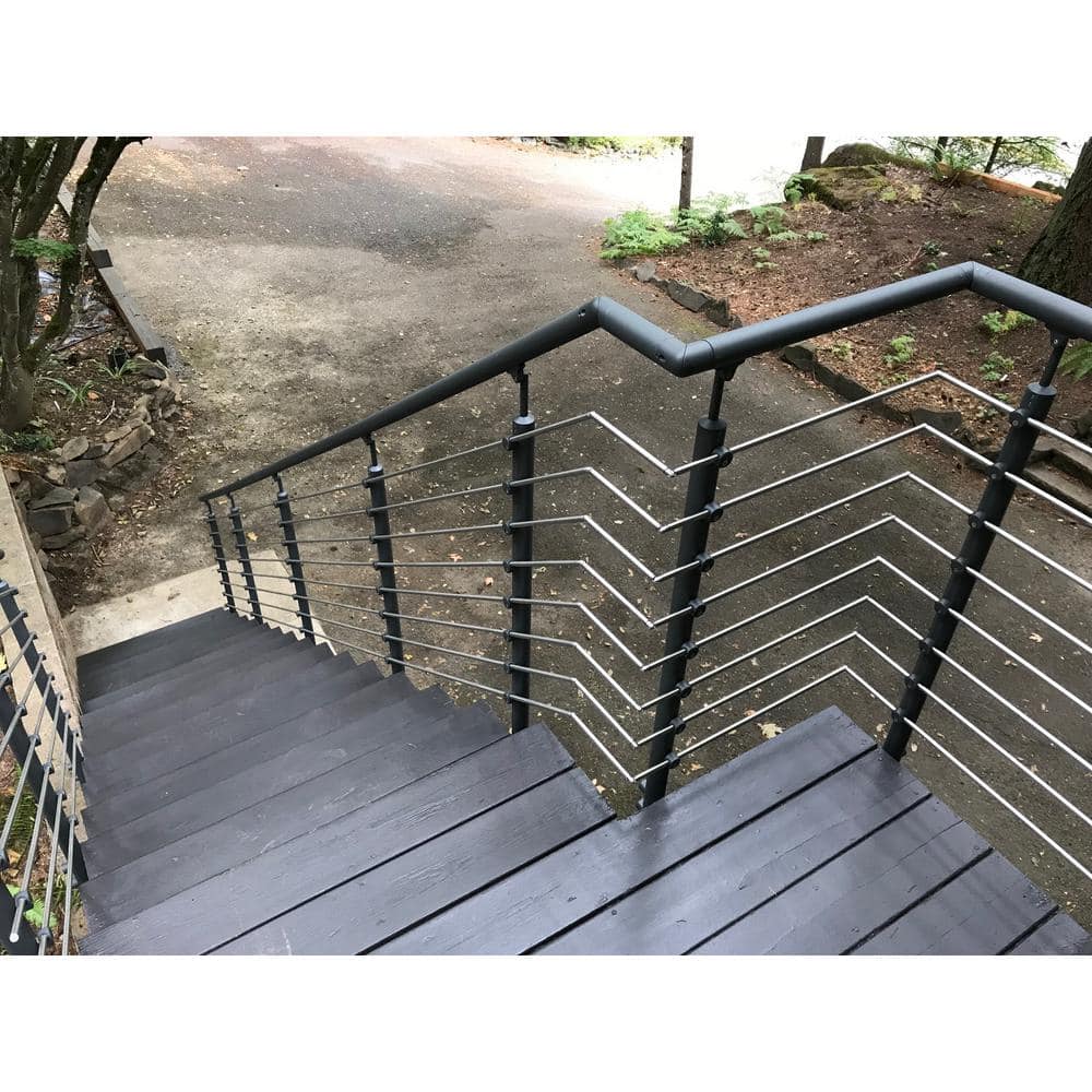 Dolle Prova PA6b Powder Coated Anthracite Handrail Elbow 1.5 in Dia