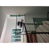 Dolle Prova PA6b Powder Coated Anthracite Handrail Elbow 1.5 in Dia
