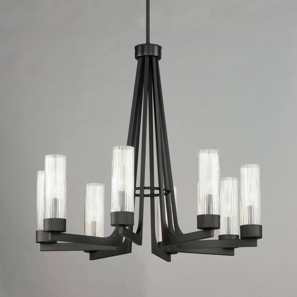 Maxim Lighting Delos 8-Light Gray Chandelier