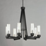 Maxim Lighting Delos 8-Light Gray Chandelier