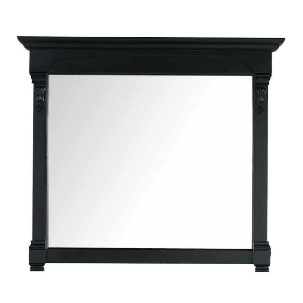 James Martin Vanities Brookfield 47.2" x 41.3" Antique Black Vanity Mirror