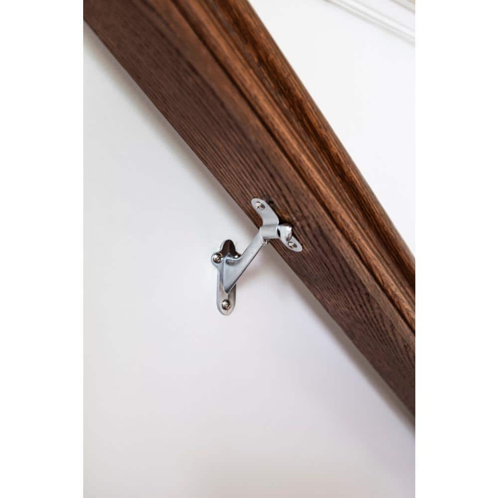 HICKORY HARDWARE Hand Rail Brackets Collection Handrail Bracket Heavy-Duty 2-13/16 in. Antique Brass Finish (15-Pack)