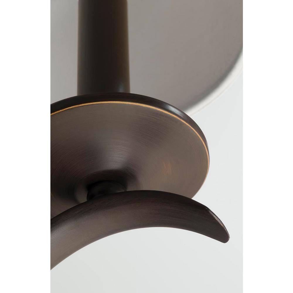 Progress Lighting Inspire Collection 5-Light Antique Bronze Off-White Linen Shade Traditional Empire Chandelier Light