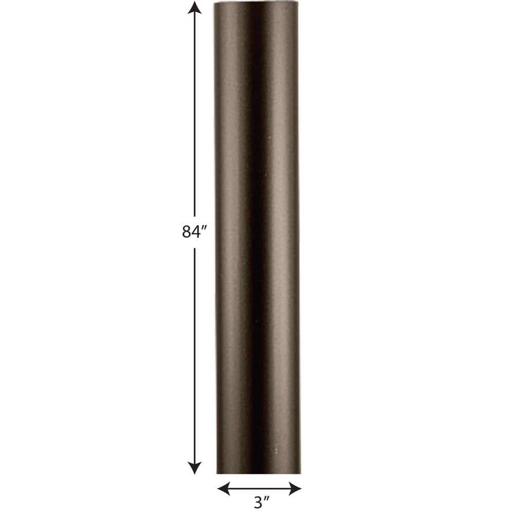 Progress Lighting 7 ft. Antique Bronze Exterior Lighting Post