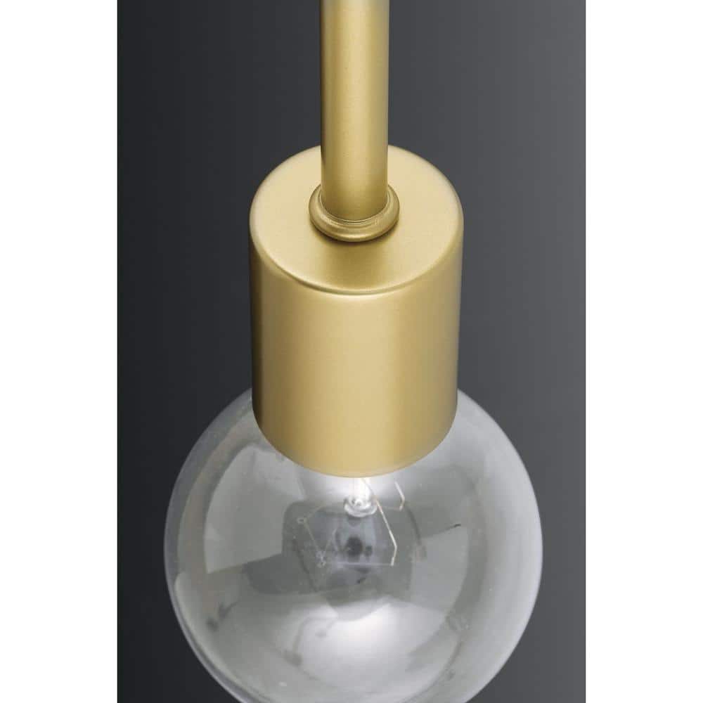 Progress Lighting Zag 3-Light Antique Gold Leaf Chandelier