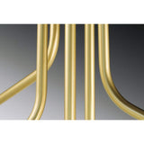 Progress Lighting Zag 3-Light Antique Gold Leaf Chandelier