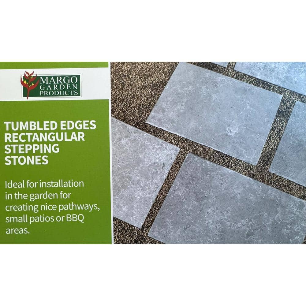 MJSI 24 in. x 16 in. x 0.75 in. Rectangle Antique Grey Porcelain Paver (12-Piece/ 32 sq. ft.)