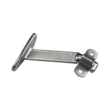Onward 4-1/16 in. (103 mm) Antique Nickel Heavy-Duty Aluminum Handrail Bracket for Flat Bottom Handrail with Adjustable Angle