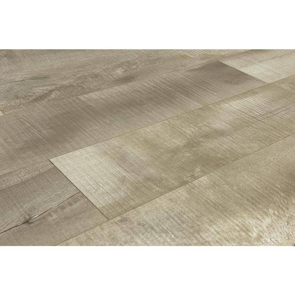 Montserrat Summa Antique Pearl 14 mm T x 7.75 in. W HDF Waterproof AC5 Click Lock Laminate Wood Flooring (23.09 sq. ft./case)