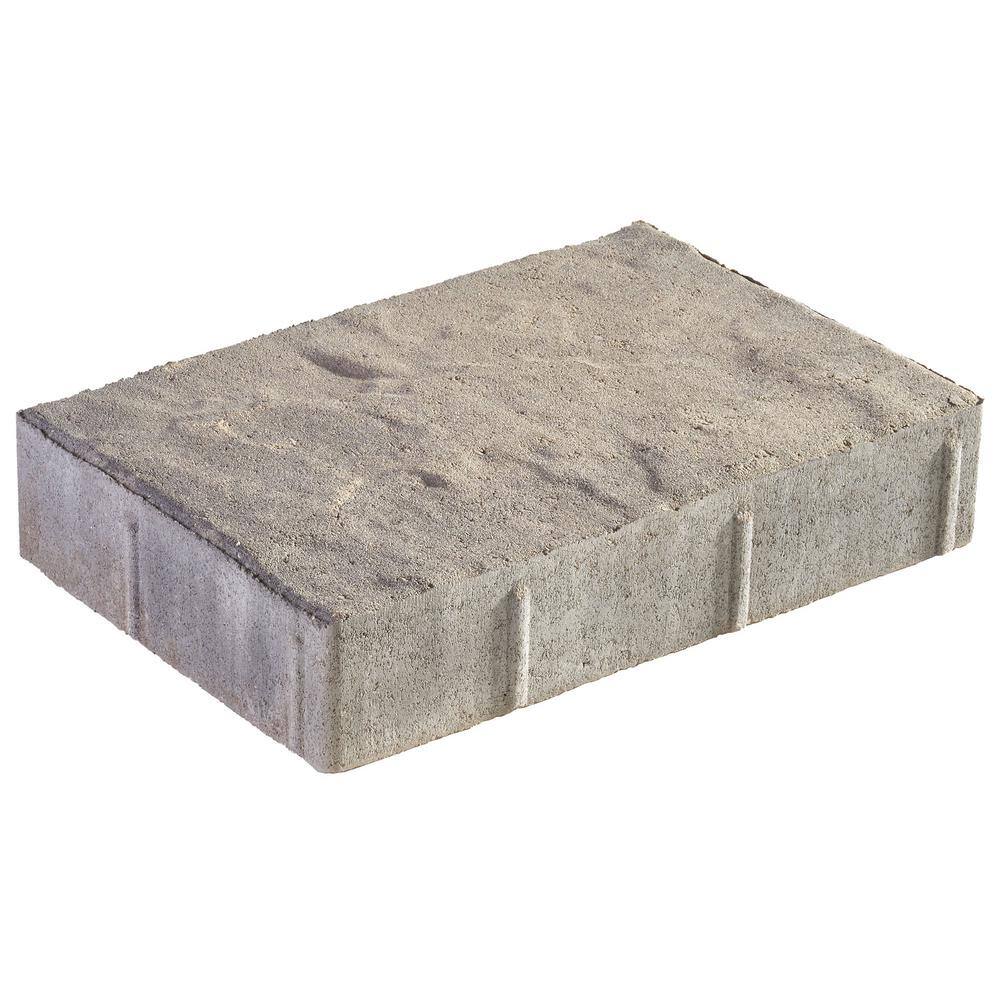 Pavestone Panorama Demi 3-pc 7.75 in. x 7.75 in. x 2.25 in. Antique Pewter Concrete Paver (240 Pcs. / 103 Sq. ft. / Pallet)