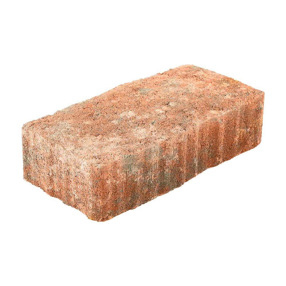 Pavestone Clayton 7 in. L x 3.5 in. W x 1.77 in. H Antique Red Concrete Paver