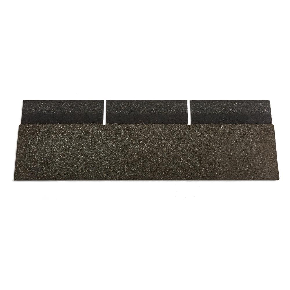 GAF Timbertex Antique Slate Double-Layer Hip and Ridge Cap Roofing Shingles