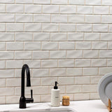 MSI Antique White 3 in. x 6 in. Handcrafted Glossy Ceramic Subway Wall Tile (1 sq. ft. / Case)