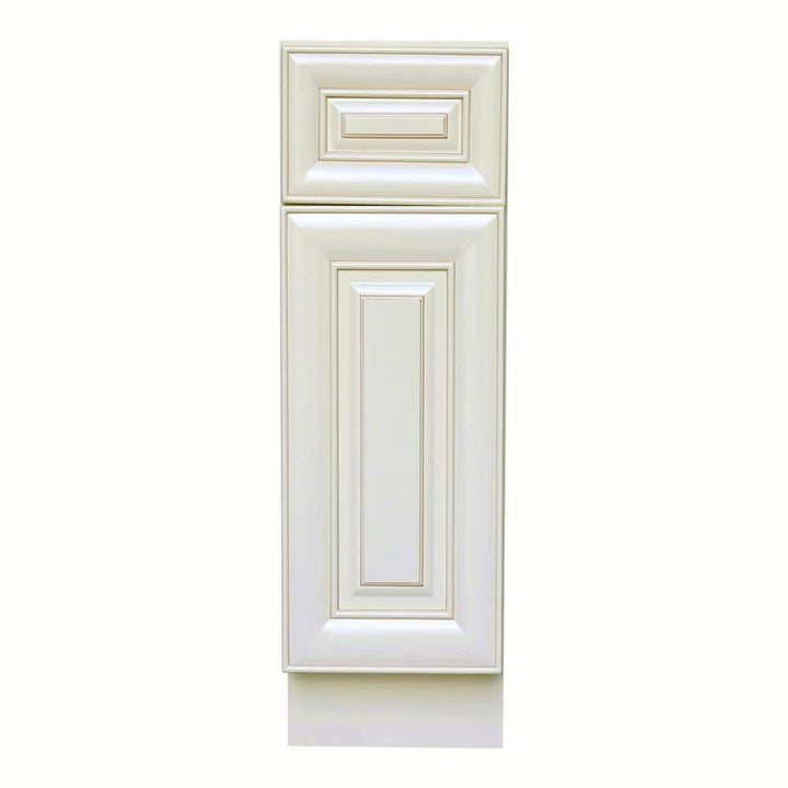 Plywell Ready to Assemble 21x34.5x24 in. Base Cabinet with 1 Door and 1 Drawer in Antique White