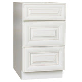 Plywell Ready to Assemble 27x34.5x24 in. Base Drawer with 1 Standard Drawer with 2 Deep Drawers in Antique White