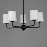 Maxim Lighting Bristol 5-Light Black Chandelier, 34 in. Wide