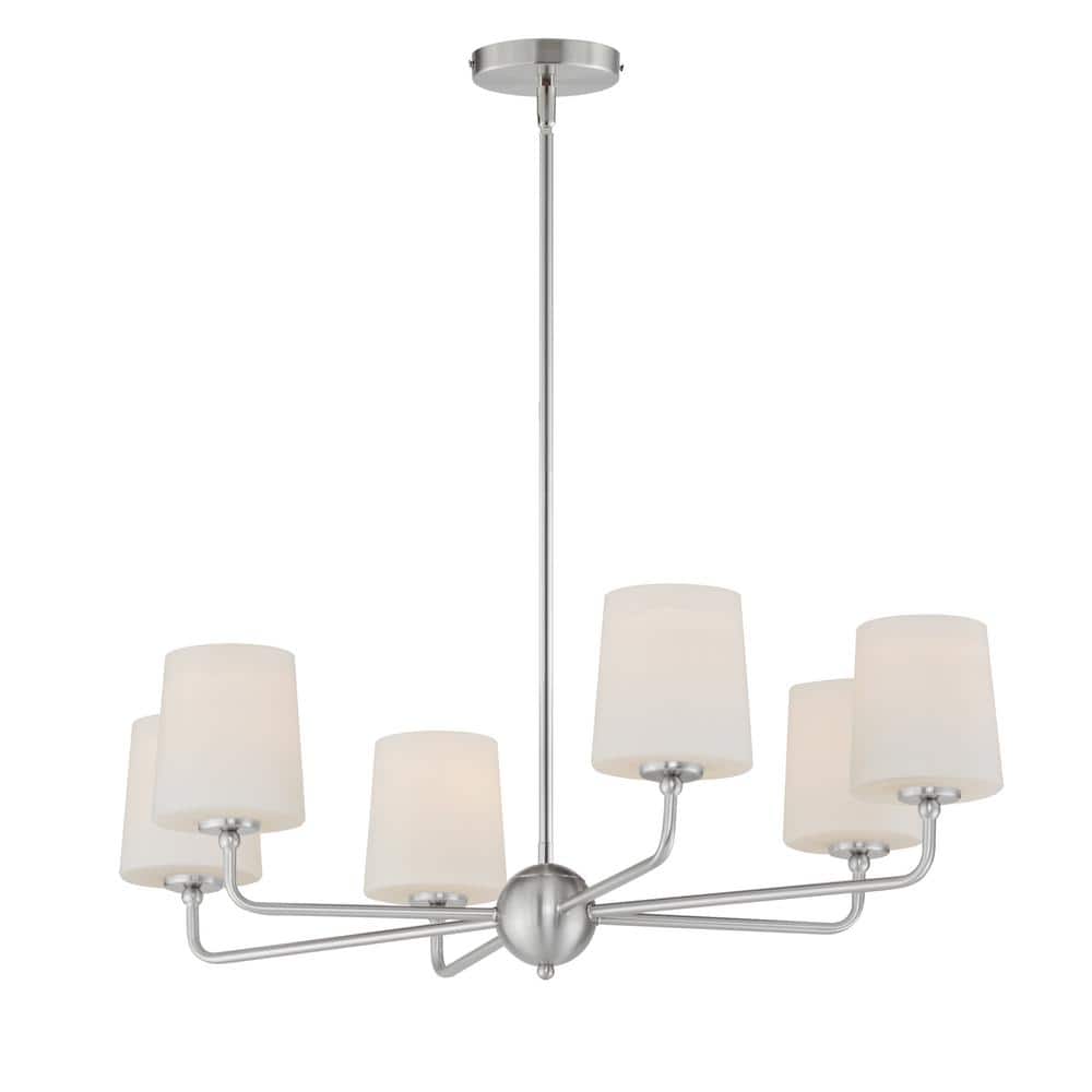 Maxim Lighting Bristol 6-Light Silver Chandelier