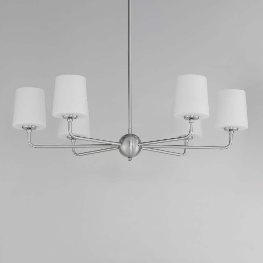 Maxim Lighting Bristol 6-Light Silver Chandelier