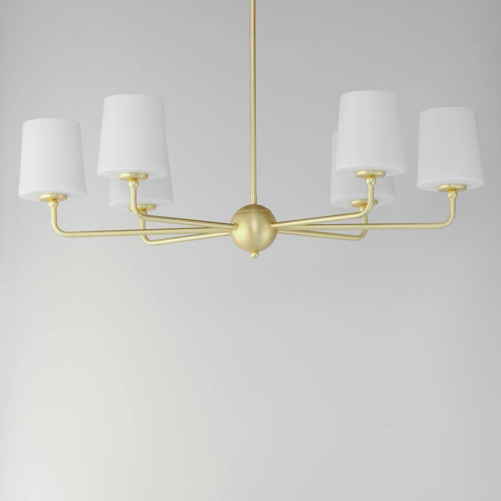 Maxim Lighting Bristol 6-Light Brass Chandelier