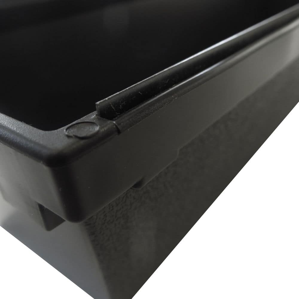 Anvil 12 in. Plastic Mud Pan with Steel Edges