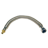 Apollo 1/2 in. Stainless Steel PEX Barb x 3/4 in. Female Pipe Thread x 18 in. Water Heater Connector