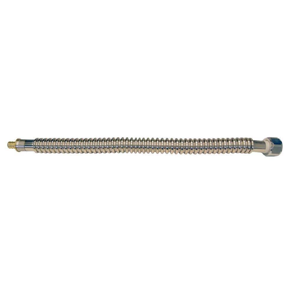 Apollo 1/2 in. Stainless Steel PEX Barb x 3/4 in. Female Pipe Thread x 18 in. Water Heater Connector