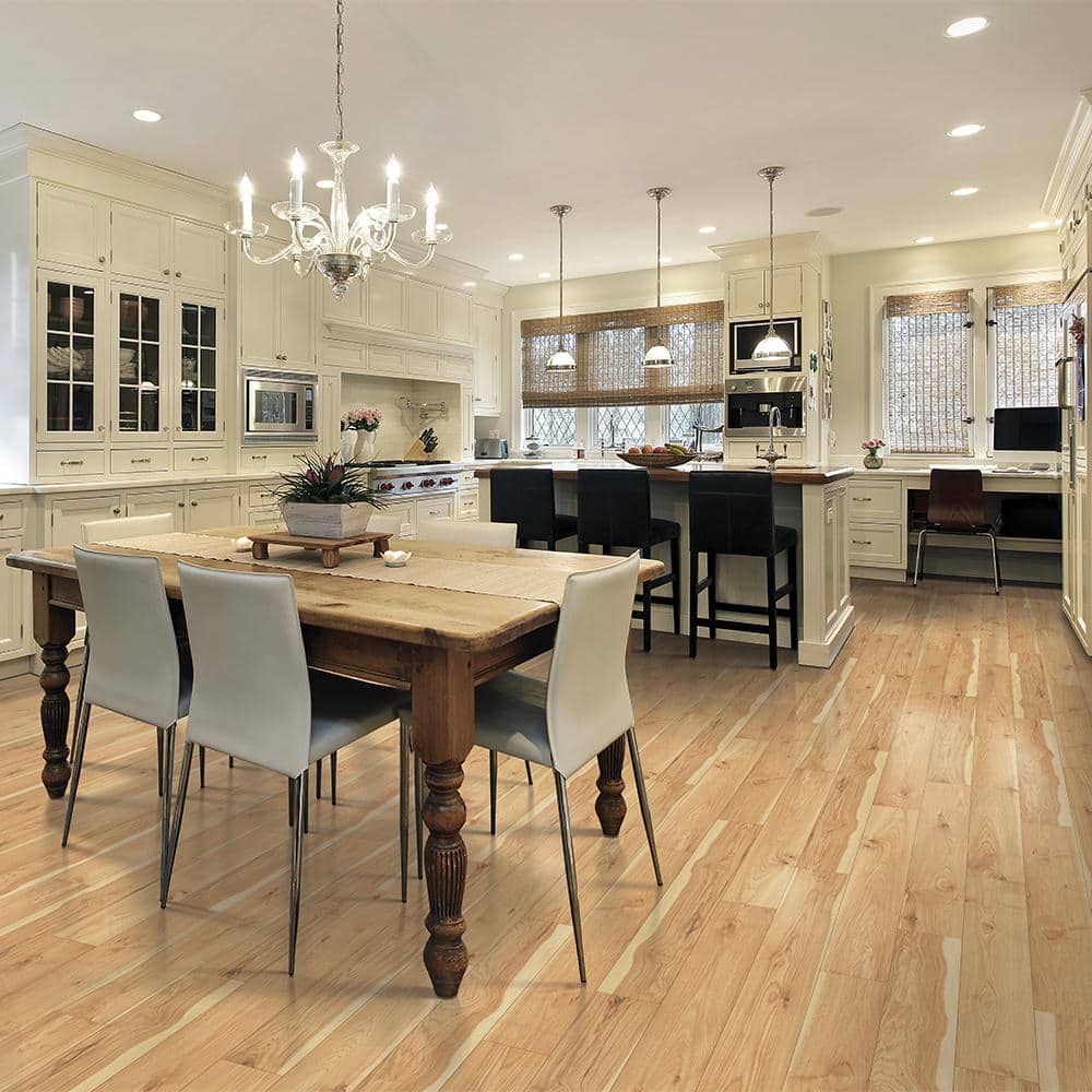 Pergo Outlast+ Arden Blonde Hickory 12 mm T x 6.1 in. W Waterproof Laminate Wood Flooring (16.12 sqft/case)
