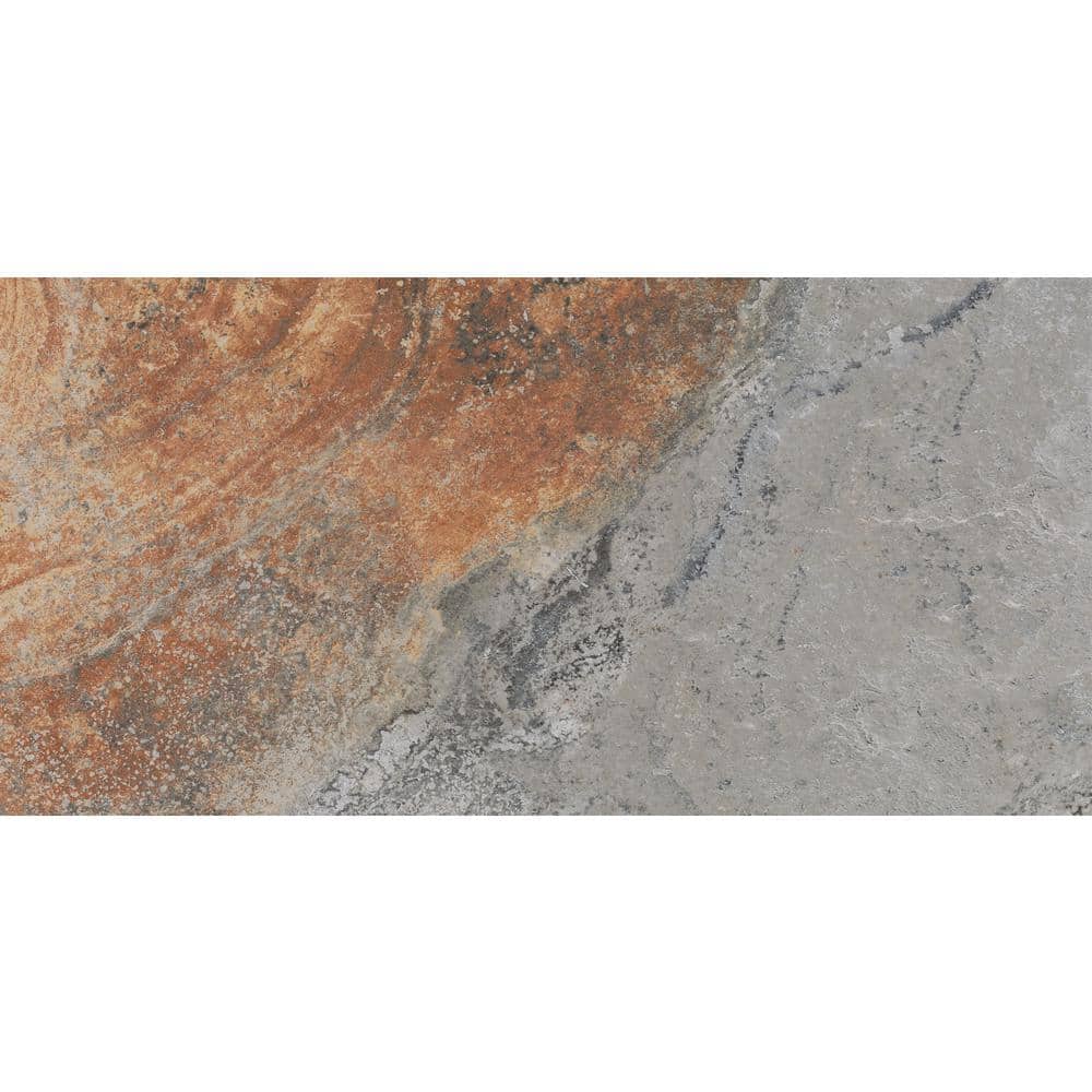 Marazzi VitaElegante Ardesia 12 in. x 24 in. Porcelain Floor and Wall Tile (15.6 sq. ft. / case)