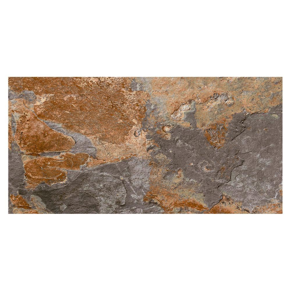 Marazzi VitaElegante Ardesia 12 in. x 24 in. Porcelain Floor and Wall Tile (15.6 sq. ft. / case)