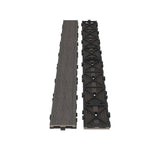 NewTechWood UltraShield Naturale 3 in. x 2 ft. Quick Composite Single Slat Deck Tile in Argentinian Silver Gray (4-Pieces per Box)