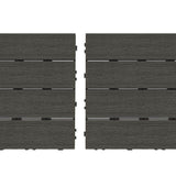 NewTechWood UltraShield Naturale 1 ft. x 2 ft. Quick Deck Outdoor Composite Deck Tile in Argentinian Silver Gray(20 sq. ft. per Box)