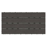 NewTechWood UltraShield Naturale 1 ft. x 2 ft. Quick Deck Outdoor Composite Deck Tile in Argentinian Silver Gray(20 sq. ft. per Box)
