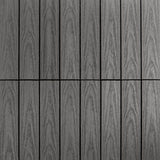 NewTechWood UltraShield Naturale 1ft. x 1 ft. Quick Deck Outdoor Composite Deck Tile in Argentinian Silver Gray (10 sq. ft. Per Box)