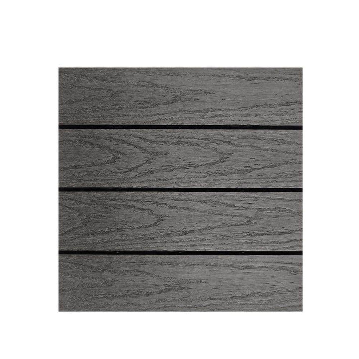 NewTechWood UltraShield Naturale 1ft. x 1 ft. Quick Deck Outdoor Composite Deck Tile in Argentinian Silver Gray (10 sq. ft. Per Box)
