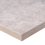 MSI Argento Travertino 2 cm. x 24 in. x 24 in. Matte Porcelain Stone Look Paver Tile (2 Pieces/8 sq. ft. / case)