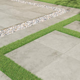 MSI Argento Travertino 2 cm. x 24 in. x 24 in. Matte Porcelain Stone Look Paver Tile (2 Pieces/8 sq. ft. / case)