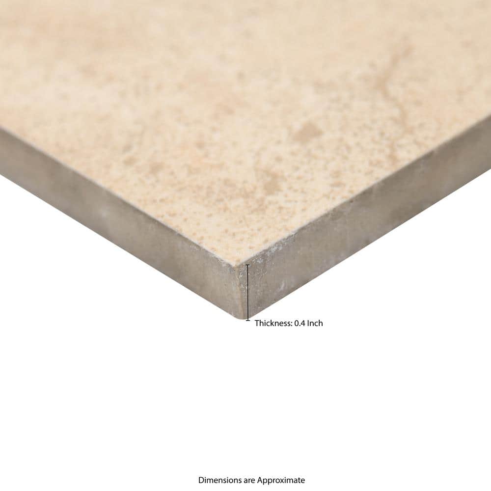 MSI Aria Cremita 12 in. x 24 in. Polished Porcelain Stone Look Floor and Wall Tile (704 sq. ft./Pallet)