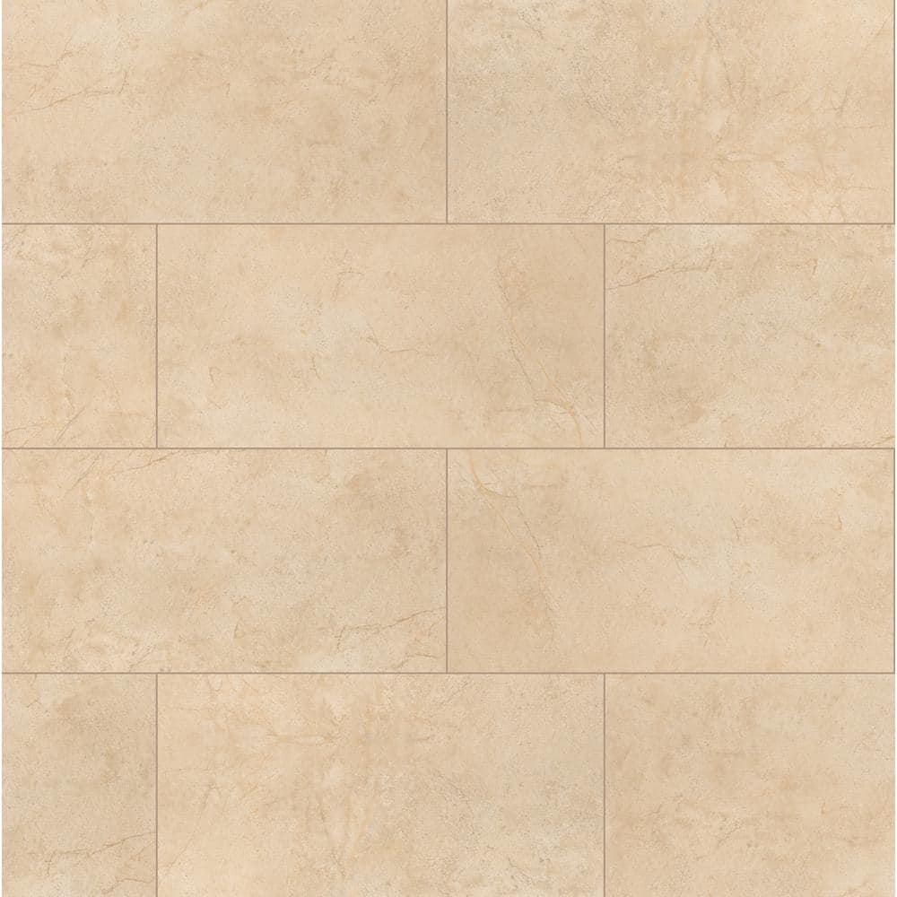 MSI Aria Cremita 12 in. x 24 in. Polished Porcelain Stone Look Floor and Wall Tile (704 sq. ft./Pallet)