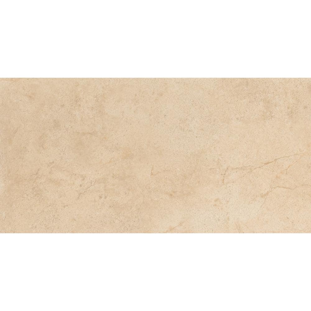 MSI Aria Cremita 12 in. x 24 in. Polished Porcelain Stone Look Floor and Wall Tile (704 sq. ft./Pallet)