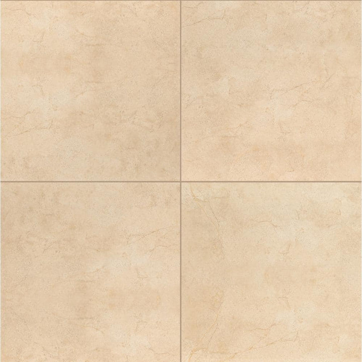 MSI Aria Cremita 24 in. x 24 in. Polished Porcelain Stone Look Floor and Wall Tile (640 sq. ft./Pallet)