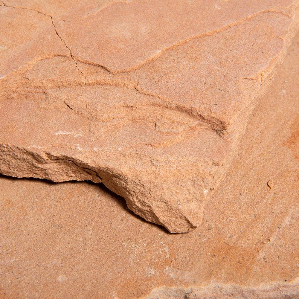 Southwest Boulder & Stone 16 in. x 12 in. x 2 in. 120 sq. ft. Arizona Buff Natural Flagstone for Landscape, Gardens and Pathways