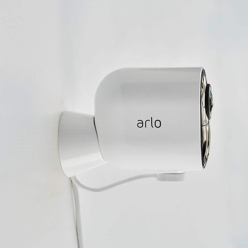 Arlo Magnetic Wall Mounts - Works with Arlo Pro 5S 2K, Pro 4, Pro 3, Ultra 2, Ultra, and Go 2 Cameras, 2 Pack, White