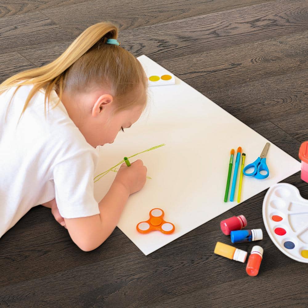 MSI Artesia Lane White Oak XL 1/2 in. T x 7.48 in. W Tongue and Groove Engineered Hardwood Flooring (34.97 sq. ft./case)