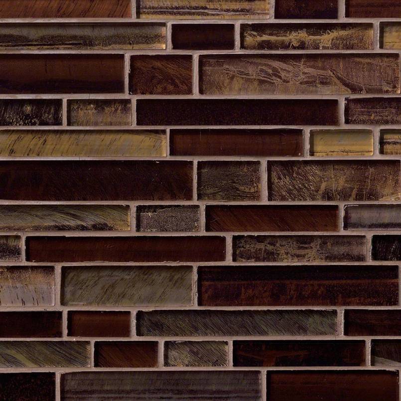 MSI Artista Interlocking 12 in. x 12 in. x 8 mm Glass Mesh-Mounted Mosaic Wall Tile (10 sq. ft. / case)