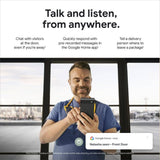Google Nest Doorbell (Wired, 2nd Gen) - Ash