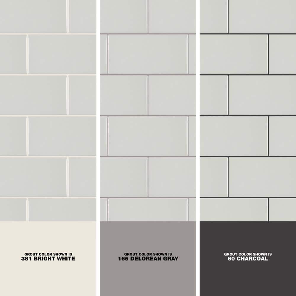 Daltile Restore 3 in. x 6 in. Glazed Ceramic Ash Gray Subway Wall Tile (12.5 sq. ft. per Case)