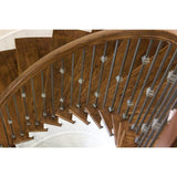 HOUSE OF FORGINGS Square Hole 1.3125 in. Aluminum Level Baluster Shoe in Ash Grey