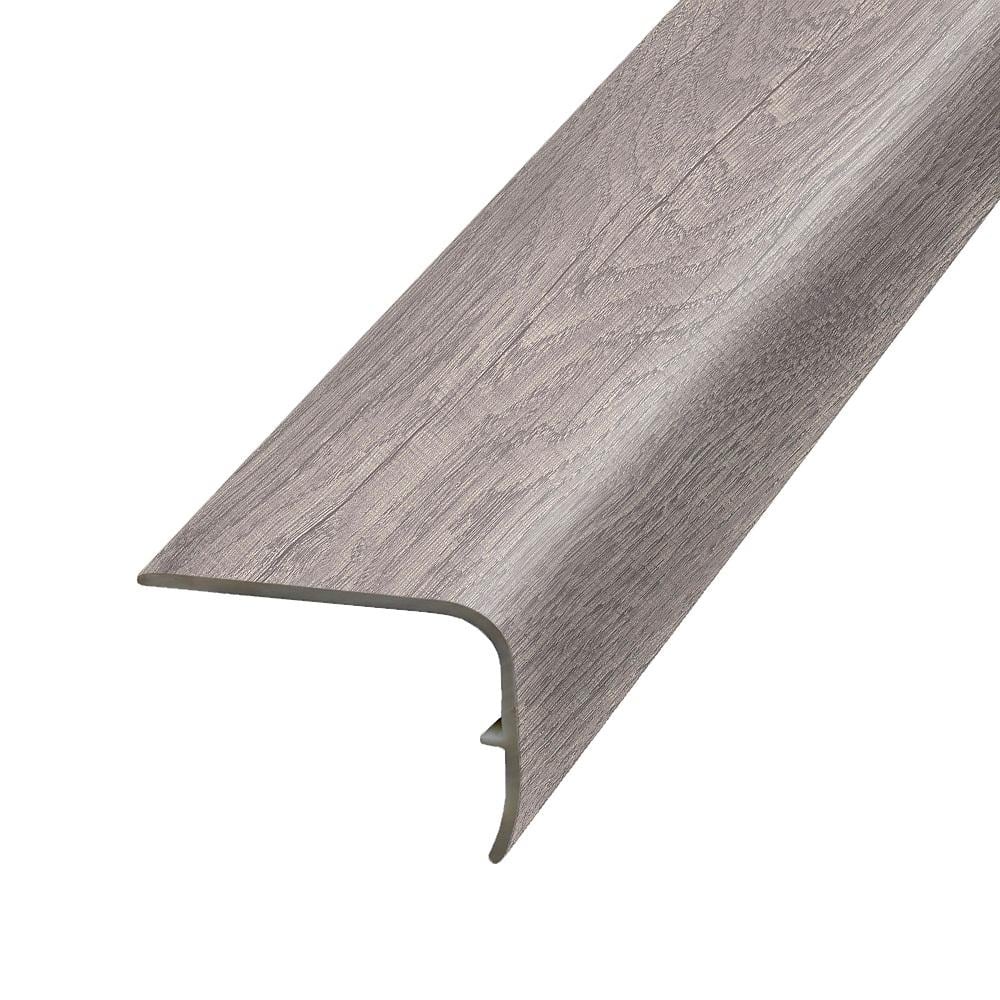 Ash 1.32 in. Thick x 1.88 in. Wide x 78.7 in. Length Vinyl Stair Nose Molding by PERFORMANCE ACCESSORIES