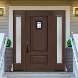Steves & Sons Regency Textured Panel Customizable Fiberglass Door Collection