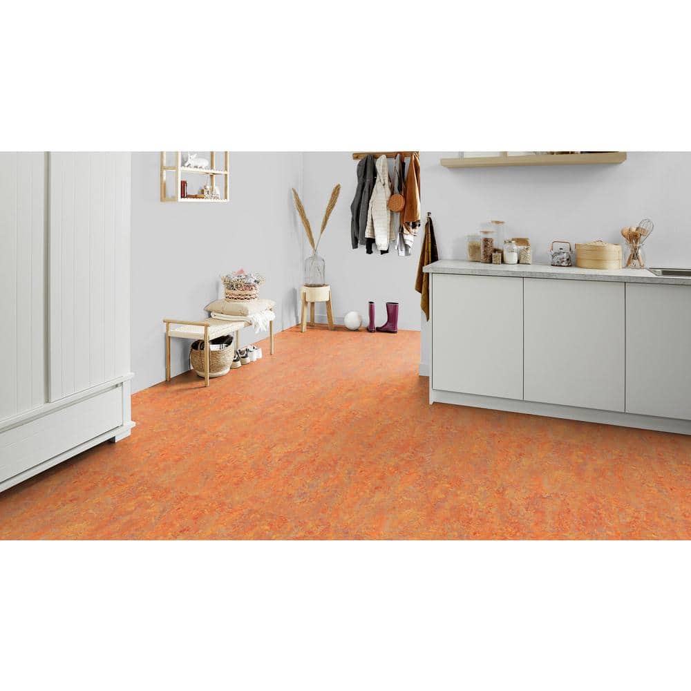 Marmoleum Cinch Loc Seal Asian Tiger 9.8 mm T x 11.81 in. W x 35.43 in. L Laminate Flooring (20.34 sq. ft./case)